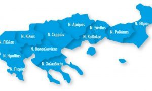 θρακη-μακεδονια map